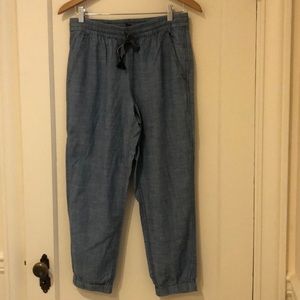 J. Crew Denim Blue Jogger Pants
